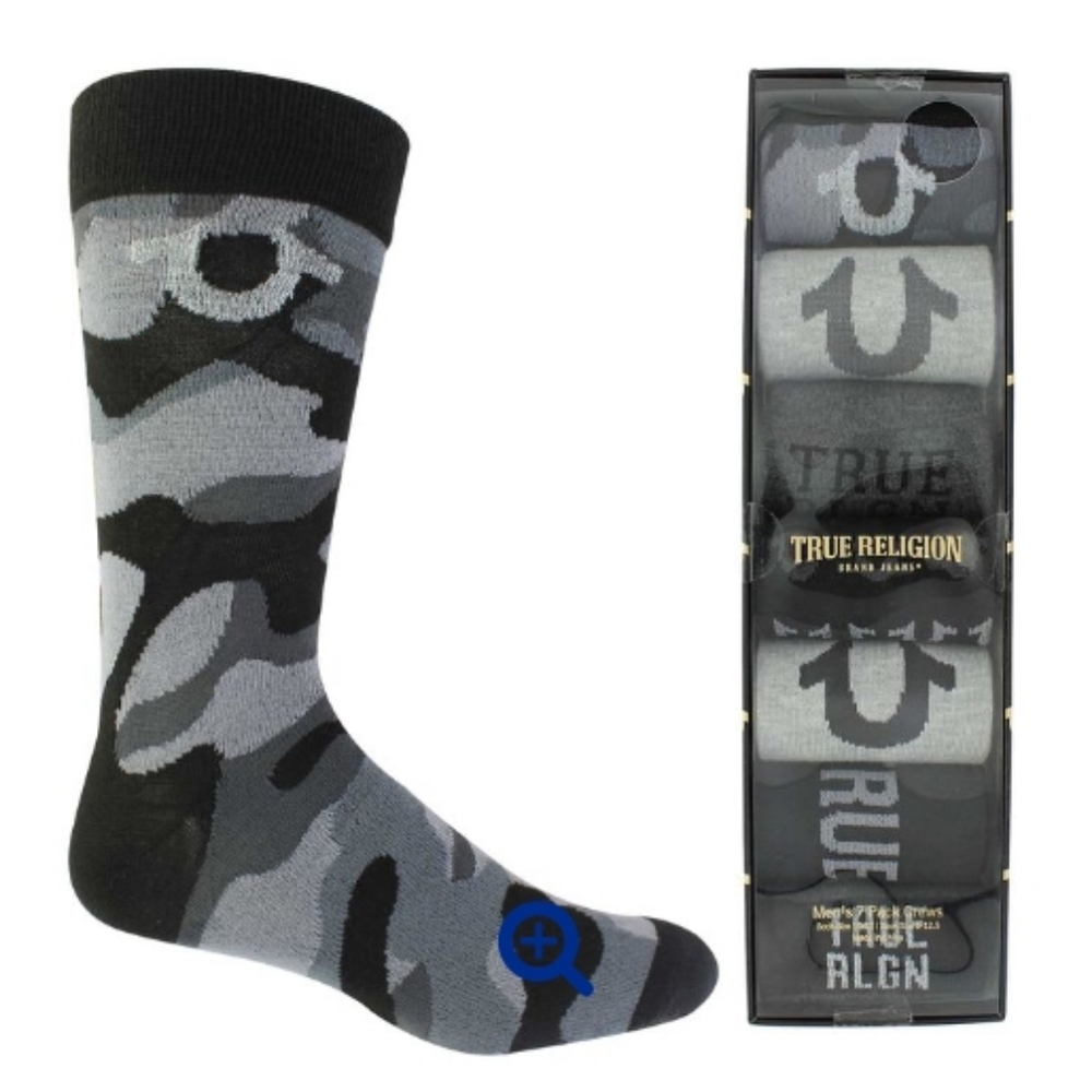True Religion Men's Crew Socks